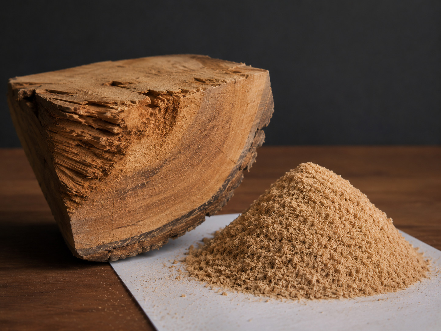 Wood flour powder