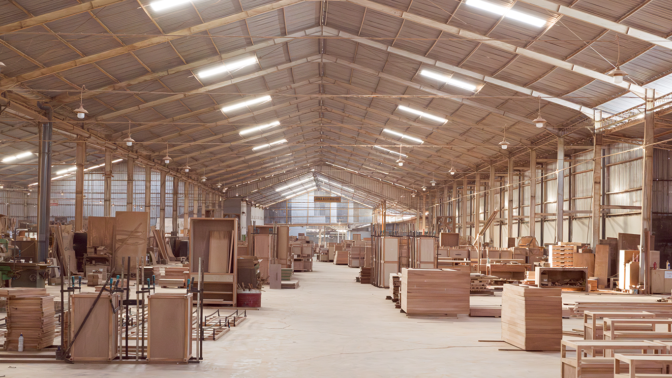 CV. Allpin production facility in Jepara